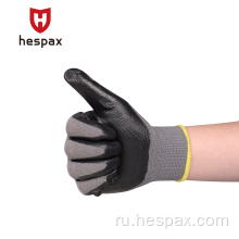 Хепс -устойчивые нитриловые конструктивные автомобильные перчатки